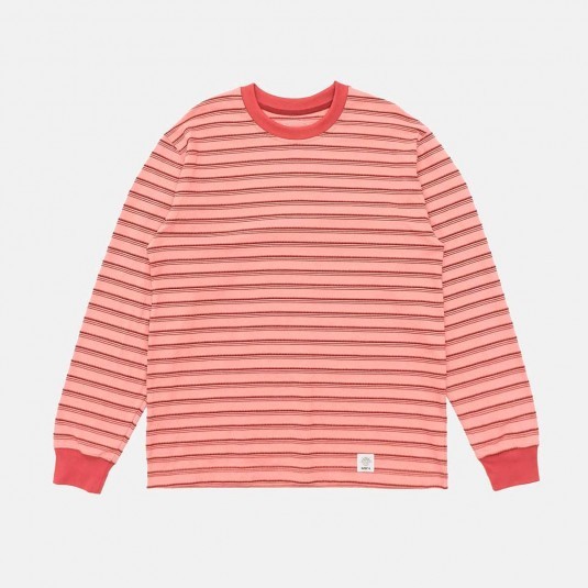 Лонгслив МЕЧ BASIC STRIPES Rose/Wine 