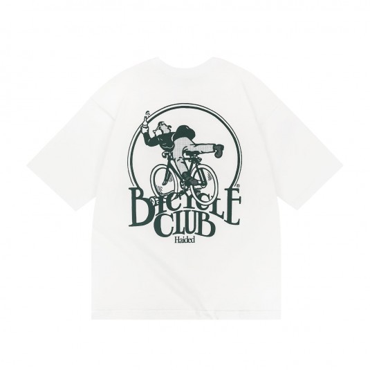 Футболка HAIDED BICYCLE CLUB RLXD HW TEE white