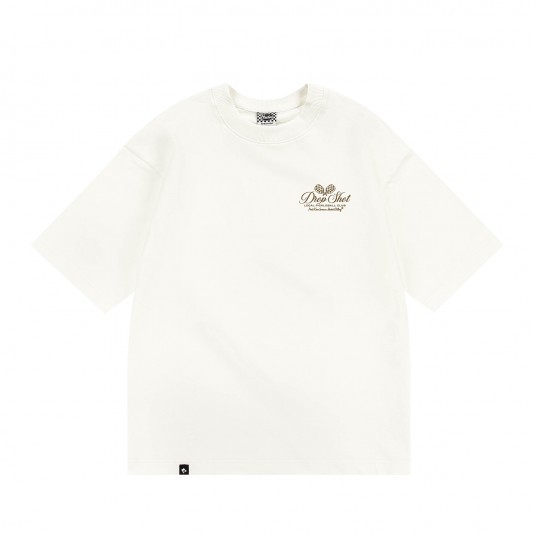 Футболка HAIDED DROP SHOT RLXD FIRM TEE ecru 