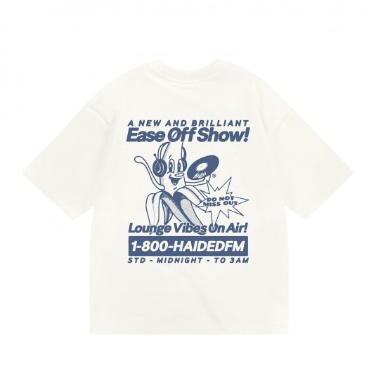 Футболка HAIDED EASE OFF RLXD HW TEE ecru