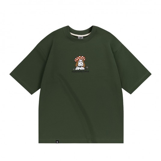 Футболка HAIDED FOREST FRIENDS RLXD FIRM TEE dk.olive