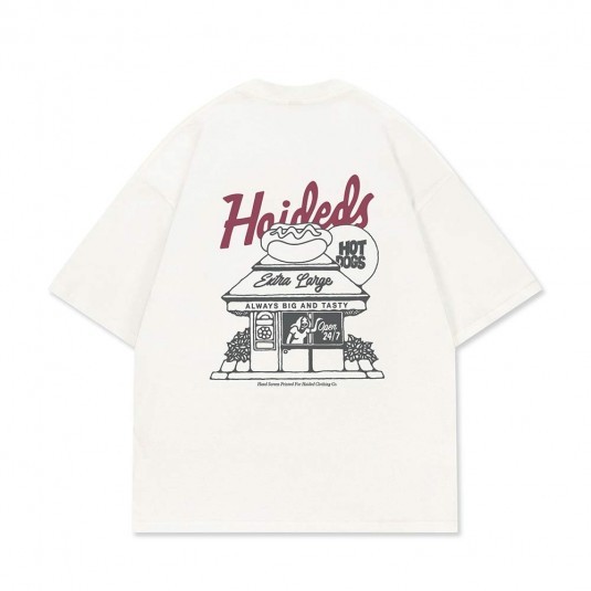 Футболка HAIDED KIOSK RLXD HW TEE ecru 