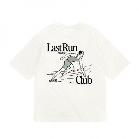 Футболка HAIDED LAST RUN RLXD HW TEE ecru