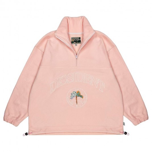 Флиска Dissident Half-zip DZ светло-розовая
