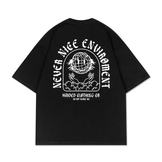Футболка HAIDED NEVER RLXD TEE black
