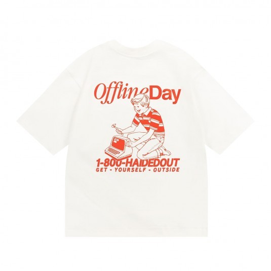 Футболка Haided OFFLINE DAY RLXD HW TEE ecru