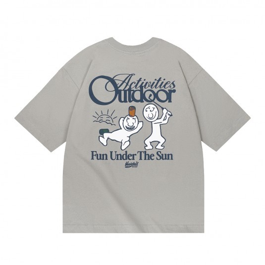 Футболка HAIDED OUTDOOR RLXD HW TEE muted.grey