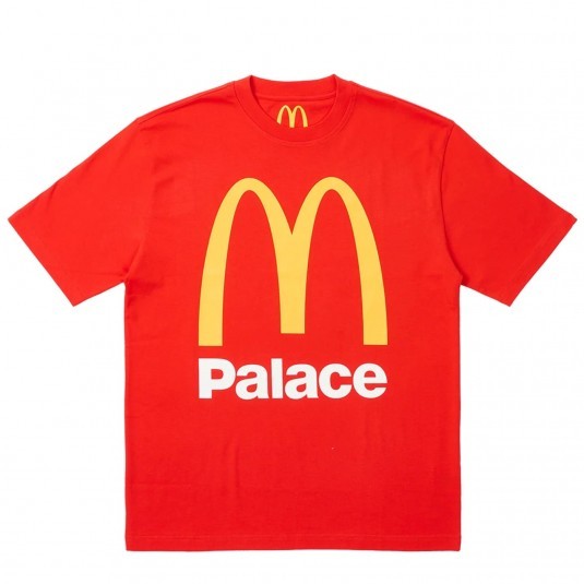 Футболка PALACE x McDonald`s Logo красная 