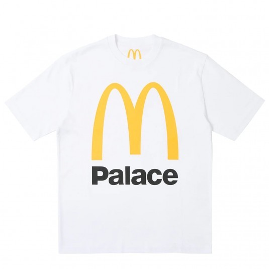 Футболка PALACE x McDonald`s Logo белая 