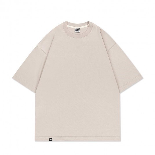 Футболка HAIDED RLXD HW TEE grey.beige