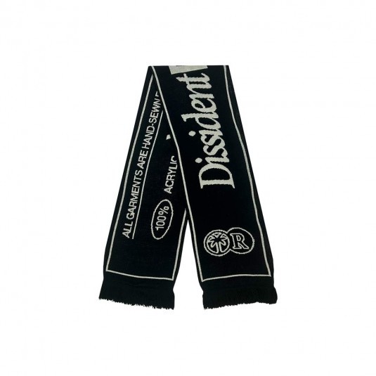 Шарф DISSIDENT "QG Reversible" чёрный 