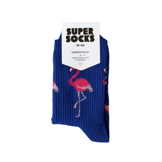 Носки Super Socks Фламинго