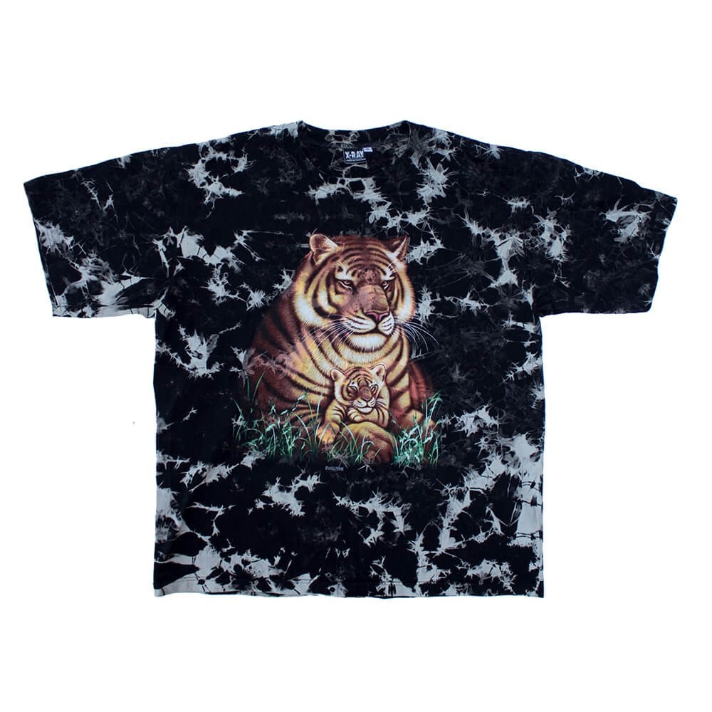 Черная футболка с тигром