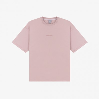 Футболка UNIFORM Relaxed розовая 