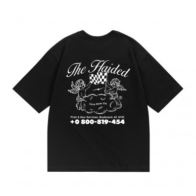 Футболка HAIDED CHECKERED FLAG RLXD HW TEE black
