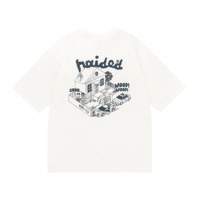 Футболка HAIDED GETAWAY RLXD HW TEE ecru