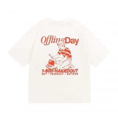 Футболка Haided OFFLINE DAY RLXD HW TEE ecru