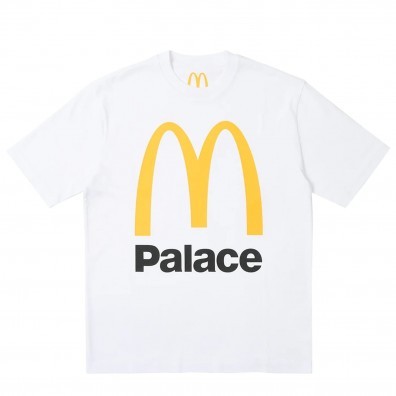 Футболка PALACE x McDonald`s Logo белая 