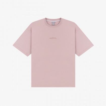 Футболка UNIFORM Relaxed розовая 