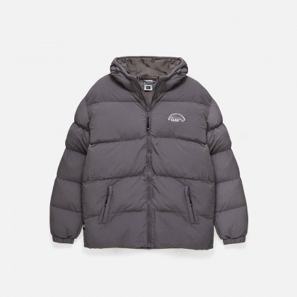 Зимняя куртка ANTEATER Downjacket HoodedCrispy серая