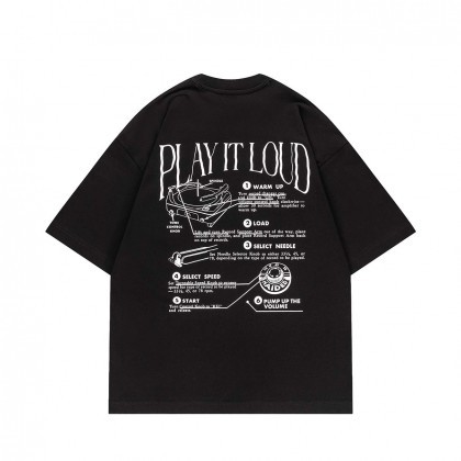 Футболка HAIDED LOUD RLXD HW TEE black