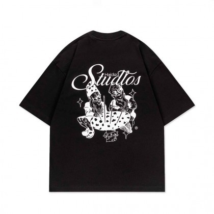 Футболка HAIDED PINCUSHION RLXD HW TEE black