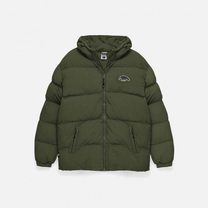Зимняя куртка ANTEATER Downjacket HoodedCrispy темно-зеленая 